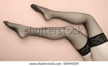Naked Beautiful Woman Provocative Pose On Stock Photo