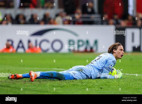 Marco Carnesecchi Of Us Cremonese In Action During Serie A