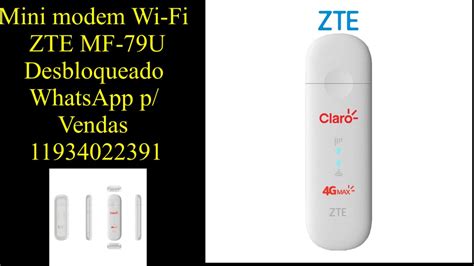 Configura O De Nova Senha E Nome Da Rede Modem G G Zte Mf U Claro