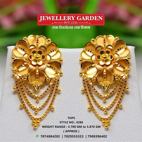 Traditional Gold Earrings Designs Kerala