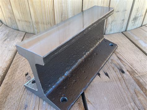 Railroad Track Anvil With Mounting Holes Etsy Railroad Track Anvil