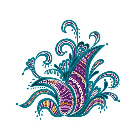 Indian Paisley Clipart Png Images Paisley Pattern Indian Abstract