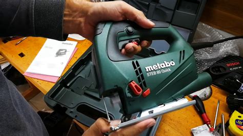 Unpacking Unboxing Jigsaw Metabo STEB 80 QUICK 601041500 YouTube