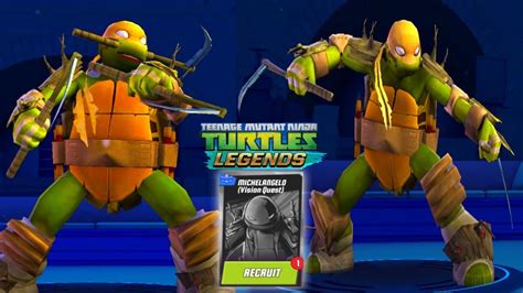 Unlocking Vision Quest Michelangelo In Tmnt Legends Teenage Mutant