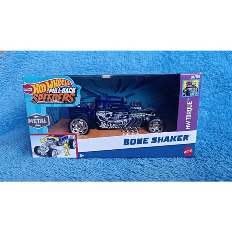 Hot Wheels Bone Shaker Hw Torque Pull Back Speeders Hotwheels Carrinhos Cole O