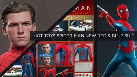 Hot Toys Spider Man New Red And Blue Suit No Way Home YouTube