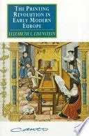 The printing revolution in early modern Europe | Center for Advanced ...