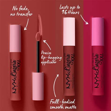 NYX Professional Makeup Lip Lingerie Xxl Matte Liquid Lipstick