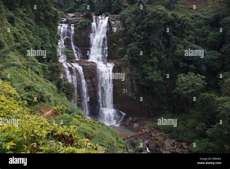 Ramboda Waterfall Sri Lanka Stock Photo - Alamy