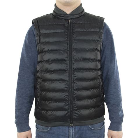 Безрукавка мужская черная из плащевки