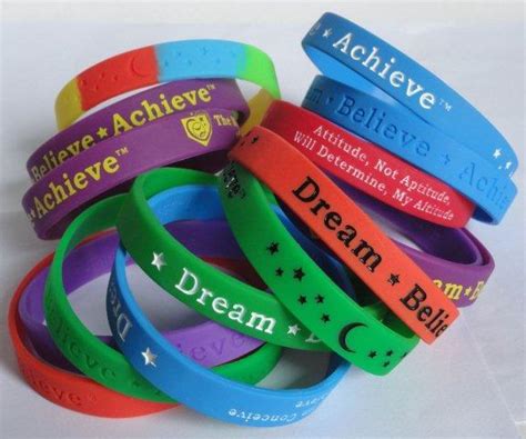 Inspiring Uses For Dream Believe Achieve Wristbands