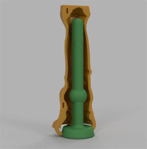 Dual Density Monster Dildo STL File For 3D PrintingCults