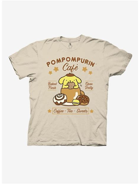 Pompompurin Cafe Boyfriend Fit Girls T-Shirt | Hot Topic | Girls tshirts, Sweaters and jeans ...