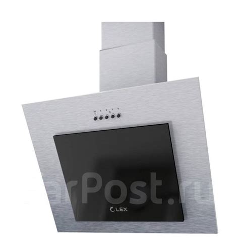 Наклонная Вытяжка для кухни 60 см LEX MINI 600 INOX настенного монтажа ...