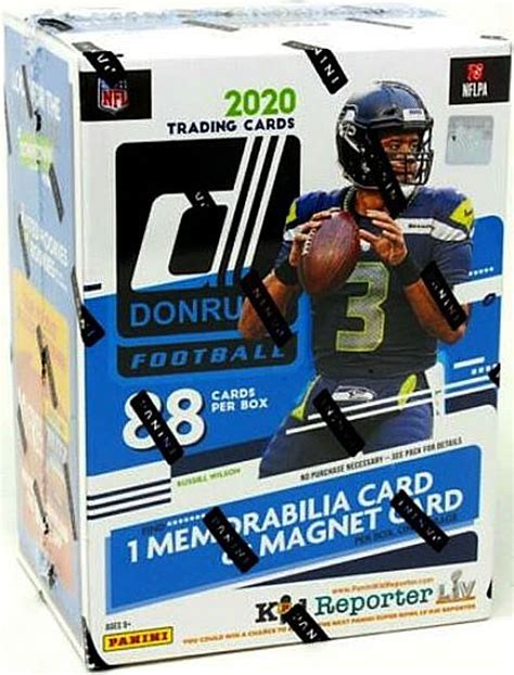 Nfl Panini 2020 Donruss Football Trading Card Blaster Box 11 Packs Toywiz