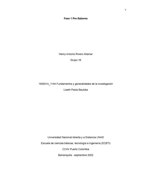 Fase1 Henry Rivero Fundamentos y Generalidades de Investigación