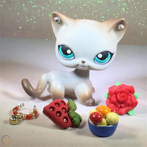 ️Littlest Pet Shop LPS #391 Short Hair EGYPTIAN Cat Grey Gray Brown ...