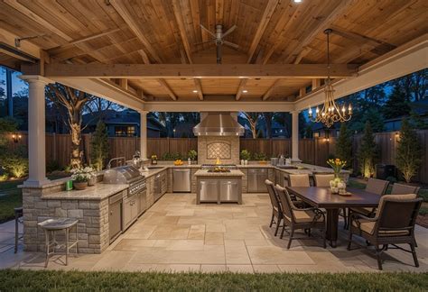 stunning outdoor kitchen lighting ideas  inspire  infouniverse