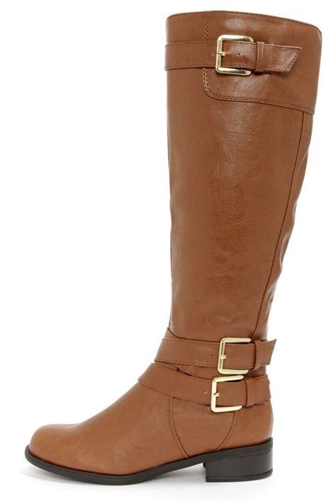 Cute Cognac Boots - Knee-High Boots - Riding Boots - $43.00 - Lulus