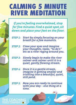 Calming River Minute Meditation Graphic The Launchpad The