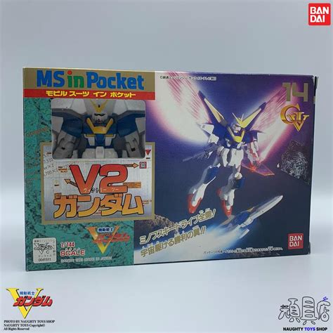 【頑具屋】絕版美品 1993年 日製 Bandai 萬代 機動戰士v 1144 Msinpocket V2鋼彈 組裝模 露天市集 全