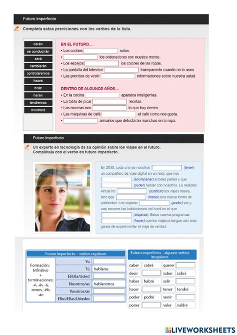 El Futuro Interactive Activity Live Worksheets
