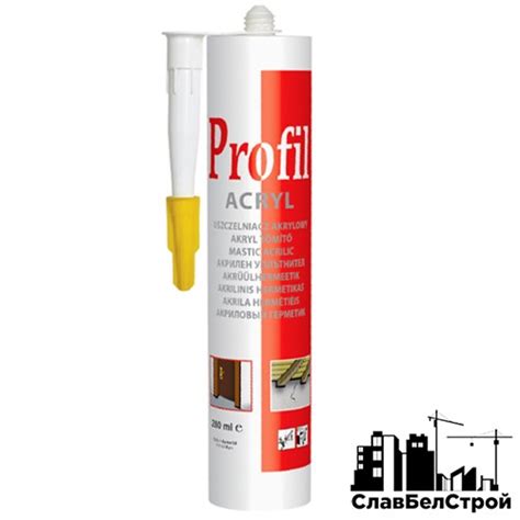 Герметик акриловый SOUDAL Profil белый 270 мл купить в Минске