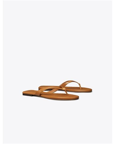 Tory Burch Classic Flip Flop In White Lyst