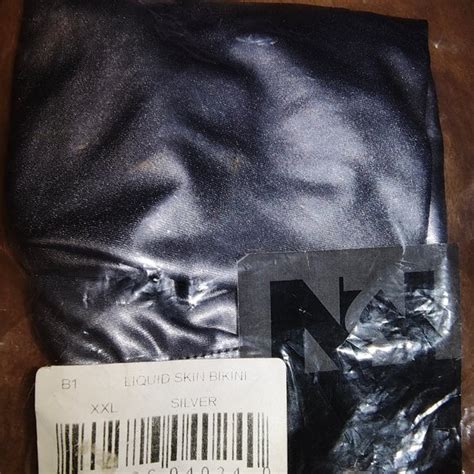 N N Underwear Socks Rare Vintage N N Liquid Skin Bikini Silver Xxl Poshmark