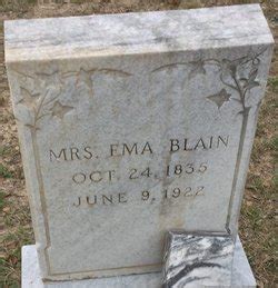 Emma Arrington Blain 1835 1922 Mémorial Find a Grave