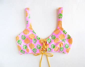 Unique Pineapple Bikini Related Items Etsy