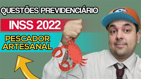 Questão sobre Seguro desemprego pescador artesanal Seguro defeso