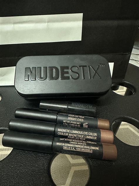 Nudestix Bright Nude Eyes Kit Mini Limited Edition Beauty Personal Care Face Makeup On