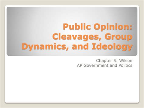 PPT - American Class Perception: Evolving Ideologies and Social Cleavages PowerPoint ...
