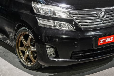 Permaisuri Rays Volk Racing TE37 Ultra M Spec With Toyota Vellfire