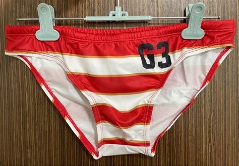 GX GLOSS TOUCH Rugger Bikini Swimming Trunk Red Men S Fashion Bottoms New Underwear On