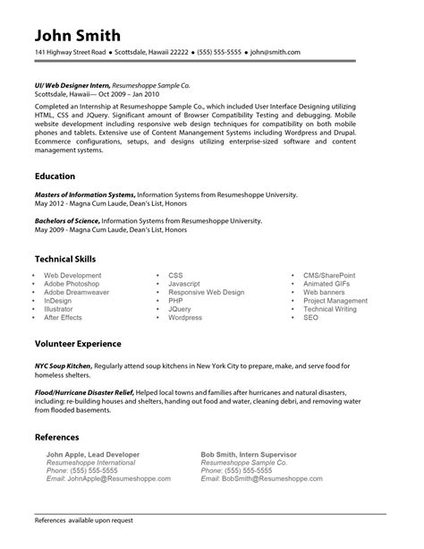 The John Resume Crafted For Your Next Career Step