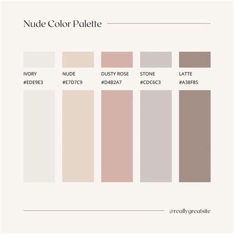 Nude Tonlar Beige Color Palette Nude Color Palette House Color Palettes
