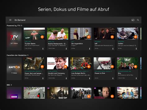 Zattoo TV Streaming Android Apps Auf Google Play