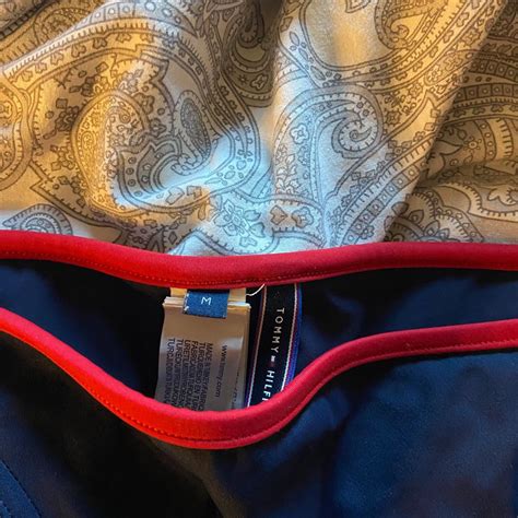Marinblå Tommy Hilfiger Bikini Plick Second Hand