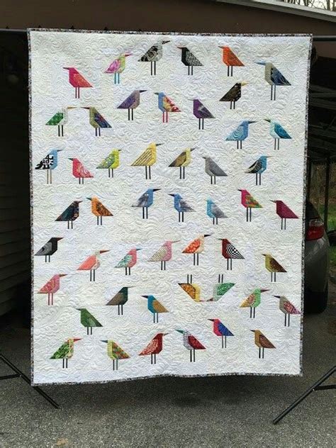 Cute Flight Of Fancy Bird Quilt Made By Lynne Tyler From The