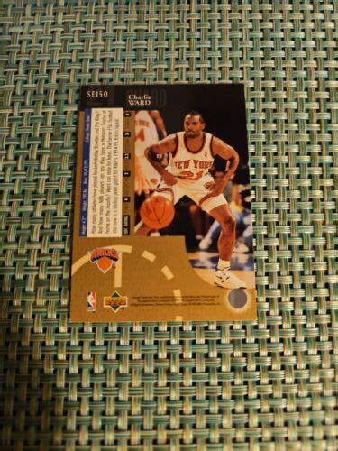 1994 95 Upper Deck Special Edition Gold SE150 Charlie Ward RC For