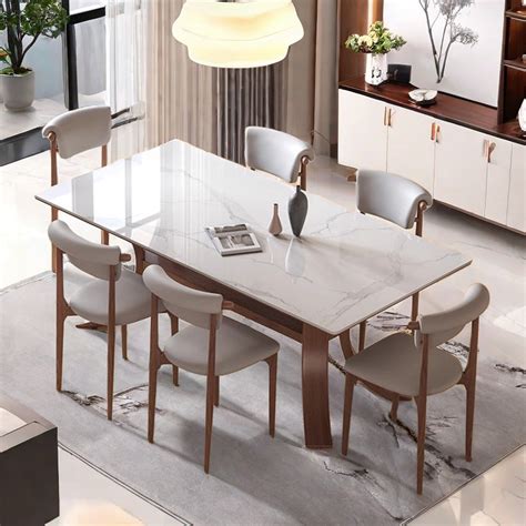 ASS Comfort Zone Rectangular Simple Household Dining Table Rectangular Dining Set Wayfair