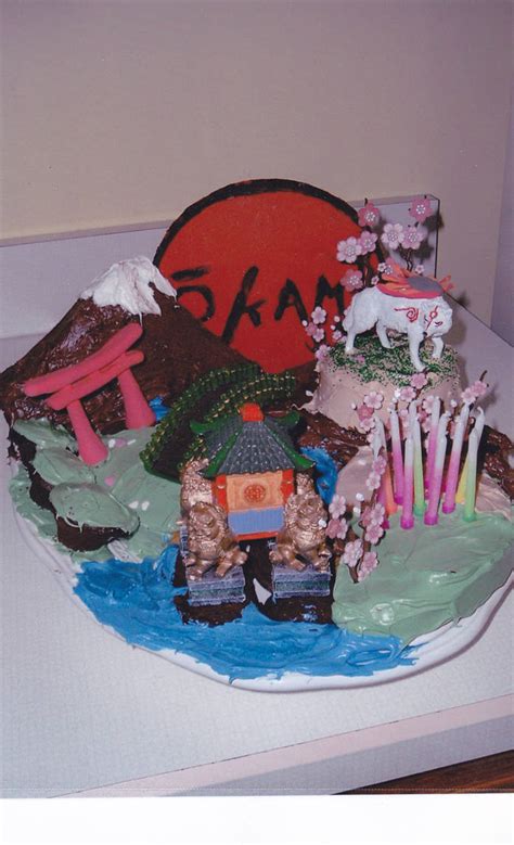 Okami Cake By Zeldakinz On Deviantart