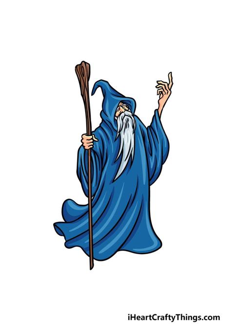 Wizard Drawing How To Draw A Wizard Step By Step