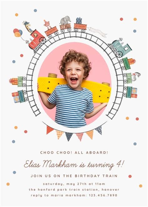 Arms Crossed Frame Birthday Invitation Template Greetings Island