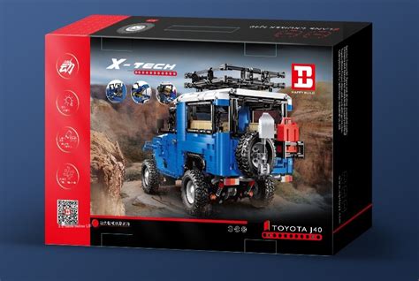 XINYU YC-QC012 Toyota J40 Landcruiser Off-Road Vehicle Building Bricks ...