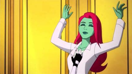 POISON IVY Lesbian HARLEY QUINN Incredible Elevator Cunnilingus Scene Not Explicit