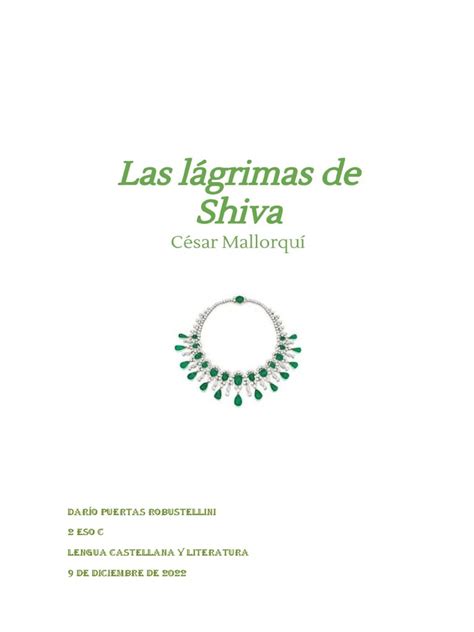 Las Lágrimas De Shiva Pdf