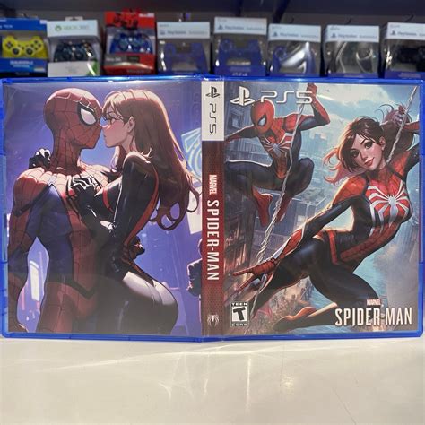 Игра "Spider Man / Человек паук" PS5 - Кастомная обложка для диска ...